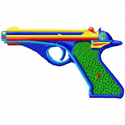 Guns Embroidery Design 7 Guns Embroidery Design 7